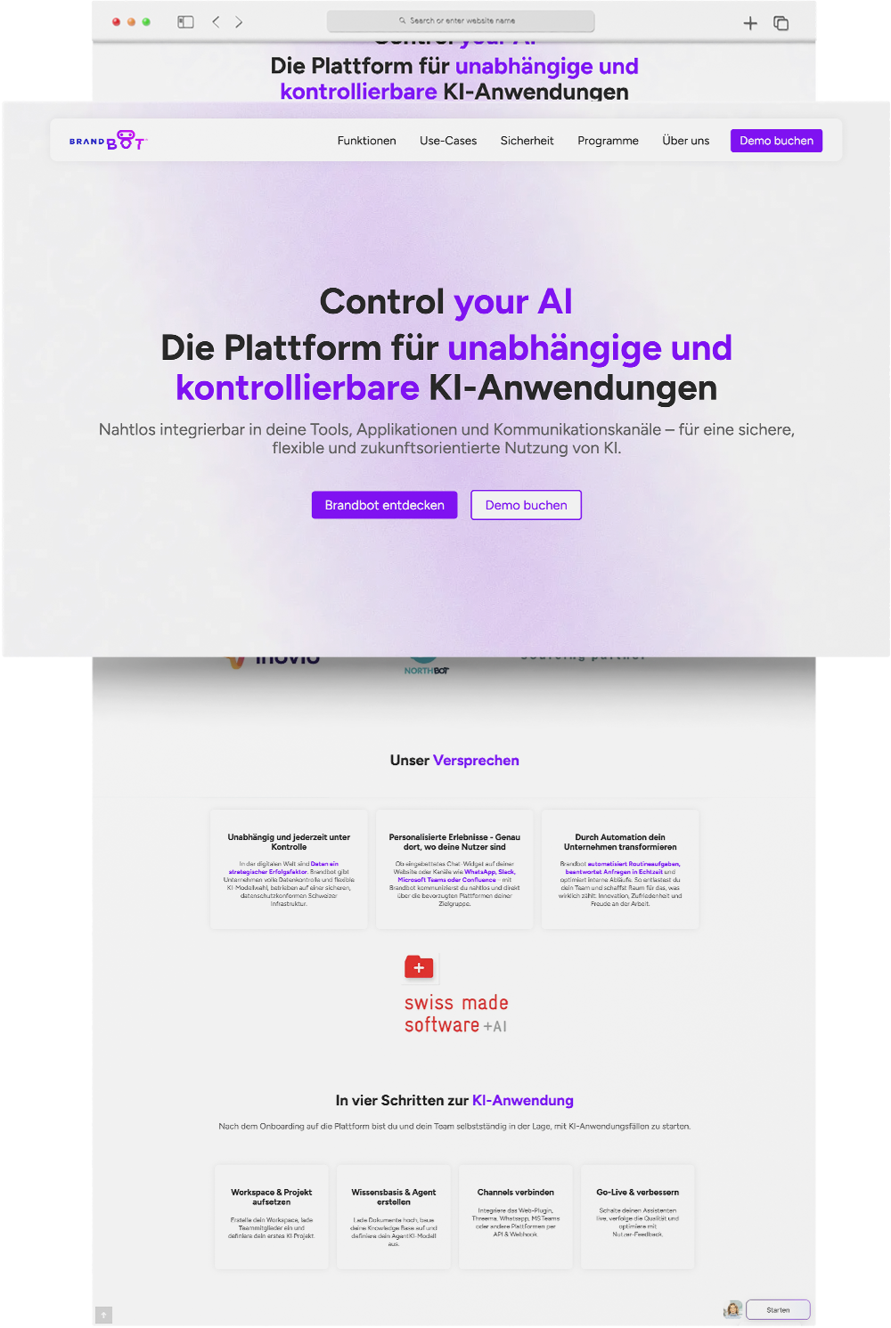 Brandbot AI prototype mockup photo