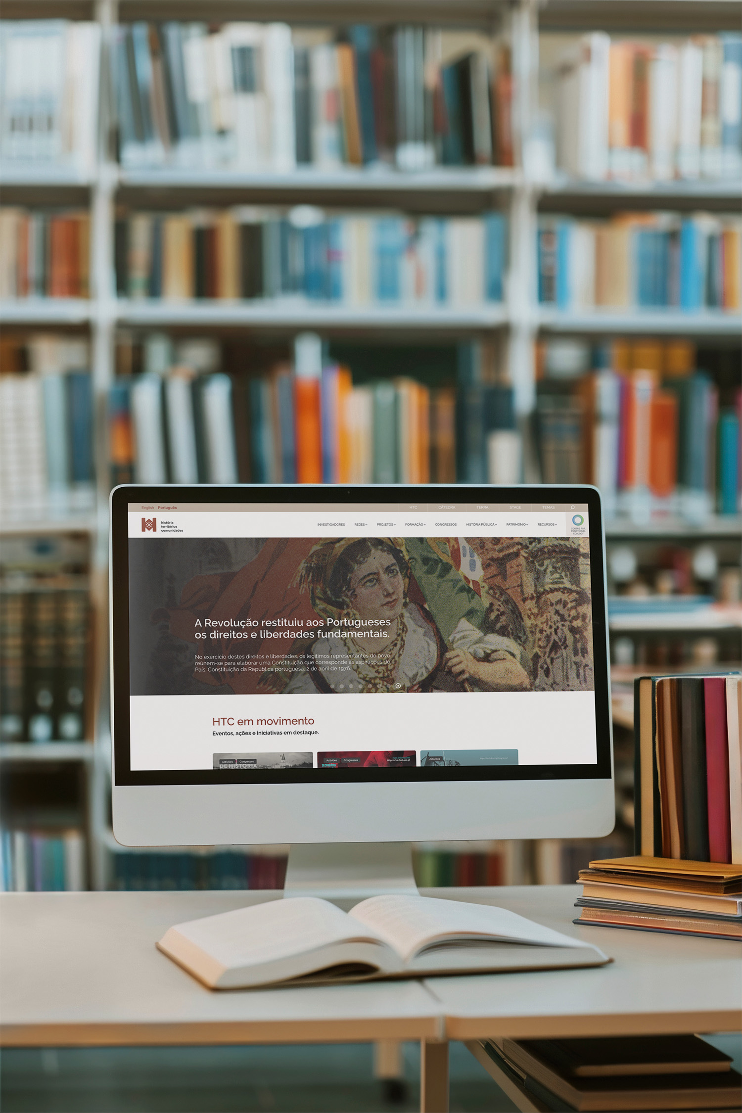 HTC website mockup photo