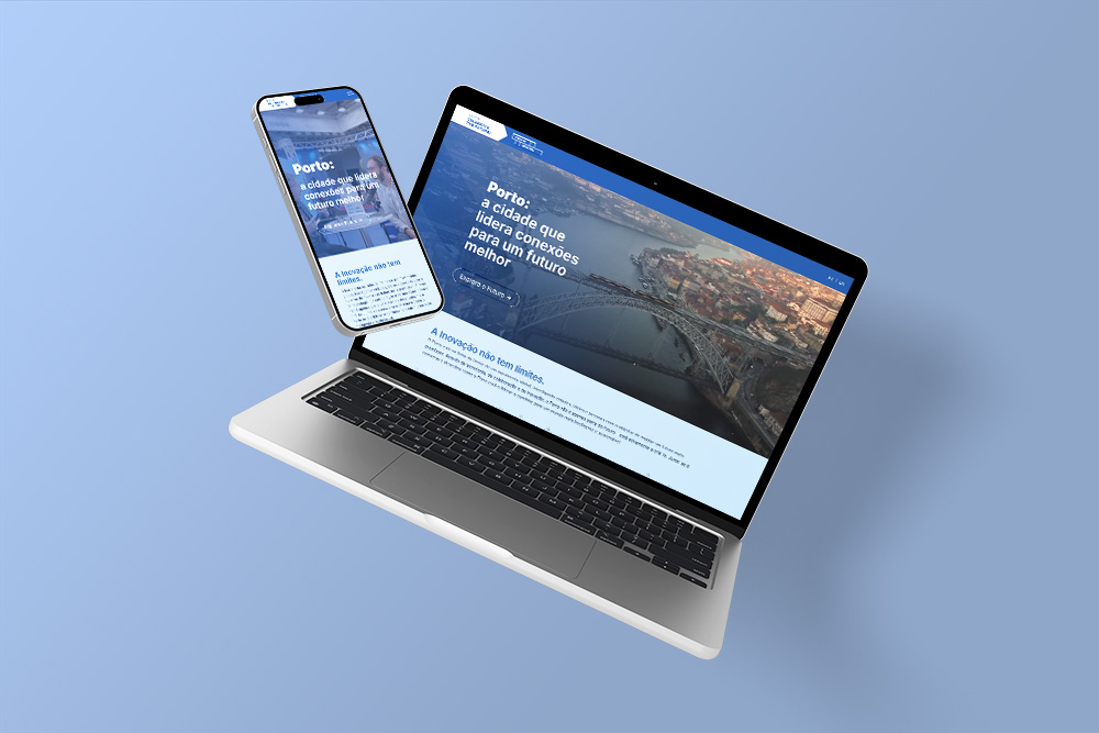 Let's Celebrate the future website mockup photo